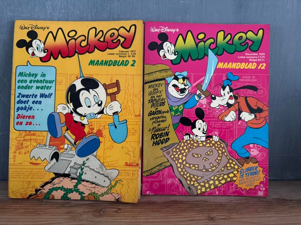 Oude Mickey maandblad, Boeken, Meerdere comics, Ophalen of Verzenden, Zo goed als nieuw, Europa