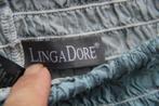 Harembroek blauw/ zalm Linga Dore mt L Vaste prijs, Kleding | Dames, Linga, Blauw, Maat 42/44 (L), Ophalen of Verzenden