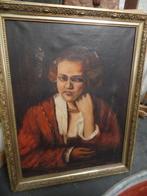 'oud' schilderij, portret, Antiek en Kunst, Kunst | Schilderijen | Klassiek, Ophalen