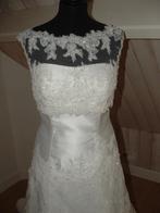 Nicole Milano Colet trouwjurk bruidsjurk maat 34, cup 75B, Trouwjurk, Wit, Ophalen of Verzenden, Zo goed als nieuw