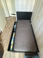 1-persoonsbed, Huis en Inrichting, Slaapkamer | Bedden, Ophalen, 90 cm, Eenpersoons, Wit