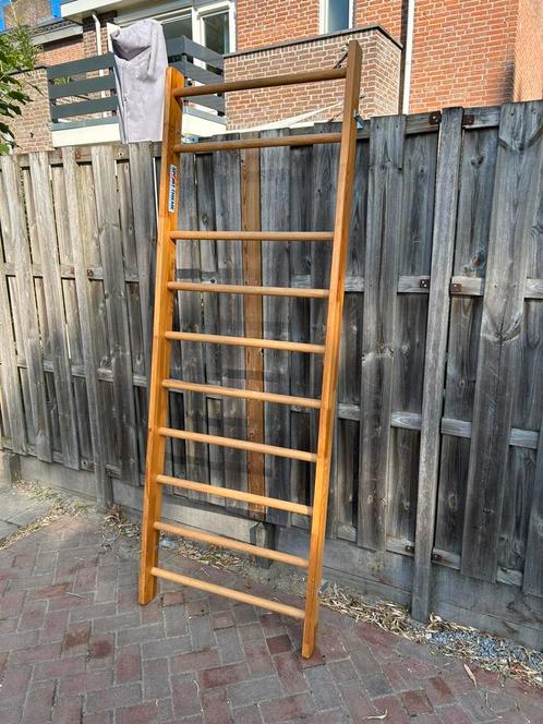 Sport-Thieme houten wandrek / klimrek, Sport en Fitness, Turnen, Zo goed als nieuw, Ophalen