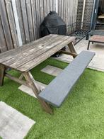Picknicktafel 6 persoons, Tuin en Terras, Picknicktafels, Ophalen, Gebruikt, Rechthoekig