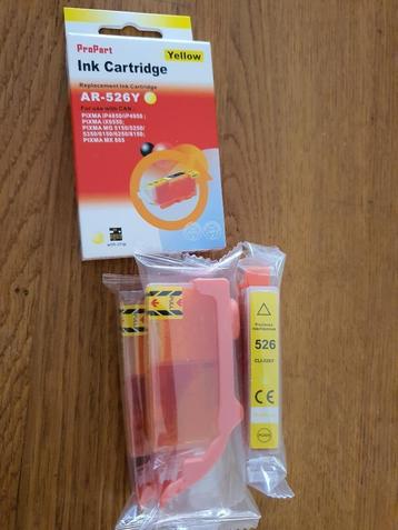 3x Inktcartridge huismerk, (voor) Canon Pixma, yellow,  p/st