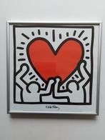 Keith Haring Untitled offset lithografie in lijst 1988, Ophalen of Verzenden