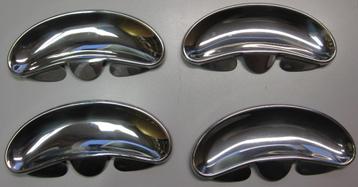 Te Koop: Een set van 4 visgraatschaaltjes, ZGAN.  beschikbaar voor biedingen