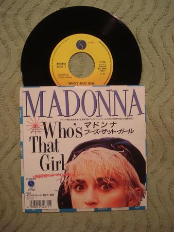 Madonna 7" Vinyl Single: ‘Who’s that girl’ (Japan)  beschikbaar voor biedingen