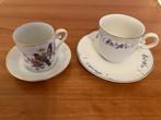 2 kopjes en schotels Villeroy&Boch en Tirschenreuth, Ophalen of Verzenden, Zo goed als nieuw, Overige stijlen, Kop(pen) en/of Schotel(s)
