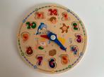 Houten Puzzel Klok - Leerzaam Speelgoed, Ophalen of Verzenden, Zo goed als nieuw, Puzzelen