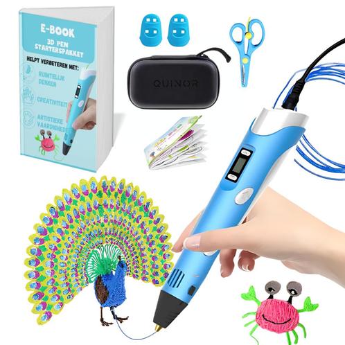 3d pen blauw compleet starterspakket nieuw in verpakking, Hobby en Vrije tijd, Knutselen, Nieuw, Knutselwerk, Ophalen of Verzenden