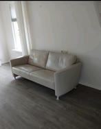 Leren bankstel {moet met spoed weg!}, Ophalen, Zo goed als nieuw, Rechte bank, Leer