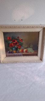 Stilleven met bloemen en fruit, Antiek en Kunst, Ophalen
