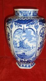 Oude Keramiek Delft vaas Boch for Royal Sphinx Holland, Blauw, Aardewerk of Porselein, Ophalen of Verzenden, Zo goed als nieuw