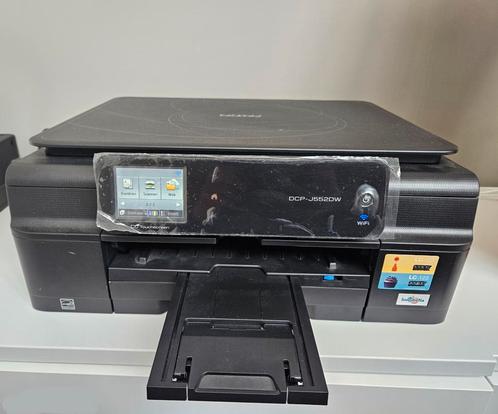 Brother DCP-J552DW All-in-One printer + 5 Reinigingscartr, Computers en Software, Printers, Gebruikt, All-in-one, Inkjetprinter