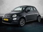 Fiat 500C 1.0 Hybrid Club Cabrio | Navigatie | Parkeersensor, Auto's, Fiat, Gebruikt, Cabriolet, 4 stoelen, Zwart