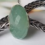 Groene Aventurijn Facet Edelsteen  Van Trollbeads (retired), Sieraden, Tassen en Uiterlijk, Bedels, Nieuw, Trollbeads, 1 bedel