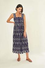 Roseanna jurk blauw wit borderie 36, Ophalen of Verzenden, Zo goed als nieuw, Maat 36 (S), Blauw