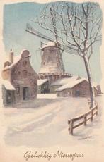 KERS MOLEN TEKN van ZWIETEN JAREN 50 ZEER MOOIE KAART KK185, Ophalen of Verzenden, 1940 tot 1960, Gelopen, Feest(dag)