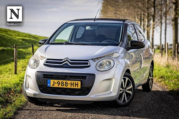 Citroen C1 1.2 PureTech Airscape Shine | Cabrio | Camera, Auto's, Citroën, Bedrijf, Te koop, C1, ABS, Achteruitrijcamera, Airbags
