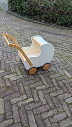 Hema houten poppenwagen kinderwagen, Ophalen, Gebruikt, Duw- of Trekspeelgoed