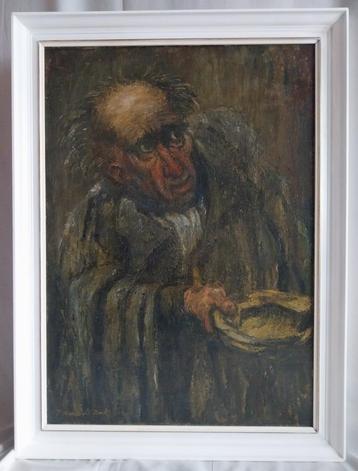 P.E.A. Mansvelt Beck (1880-1968) - Oude Straatzanger - 1954 beschikbaar voor biedingen