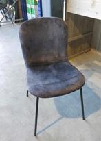 eetkamerstoelen – velvet antraciet 8x beschikbaar, Nieuw, Ophalen of Verzenden, Grijs, Vijf, Zes of meer stoelen