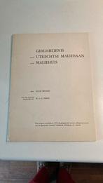 Geschiedenis Utrechtse maliebaan en het maliehuis, Boeken, Ophalen of Verzenden, 20e eeuw of later, Zo goed als nieuw