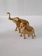 twee mooie messing - hollywood regency olifanten, Verzenden