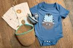 Cadeau mandje, blauw hangend, met baby spulletjes, Kinderen en Baby's, Kraamcadeaus en Geboorteborden, Ophalen of Verzenden, Nieuw