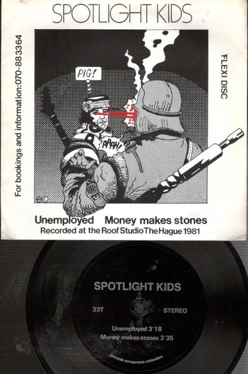 Spotlight Kids - Unemployed (Flex) NEW WAVE -RARE!!!, Cd's en Dvd's, Vinyl Singles, Gebruikt, Pop, Ophalen