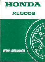 Honda XL500 S werkplaatsboek, Ophalen of Verzenden, Honda