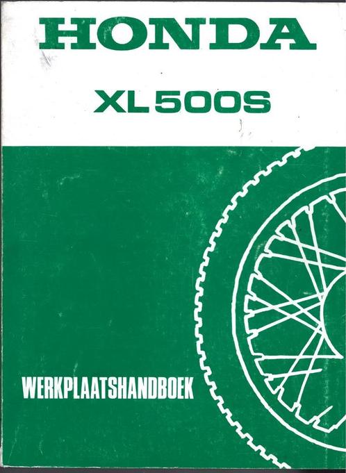 Honda XL500 S werkplaatsboek, Motoren, Handleidingen en Instructieboekjes, Honda, Ophalen of Verzenden