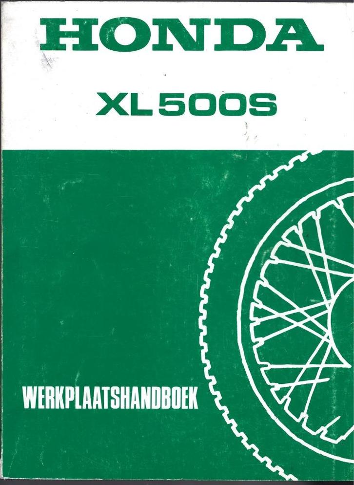 Honda XL500 S werkplaatsboek, Motoren, Handleidingen en Instructieboekjes, Honda, Ophalen of Verzenden