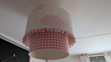 Lampenkap en gordijnen meisjes kamer zacht roze babykamer beschikbaar voor biedingen