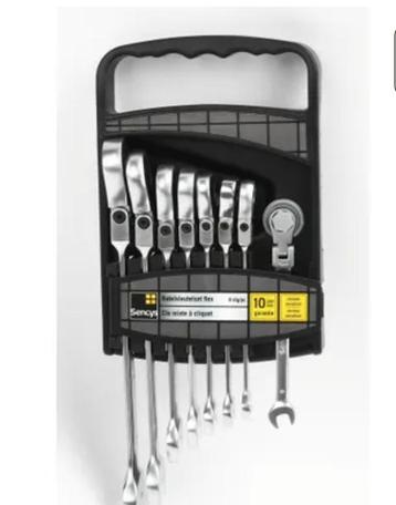 Sency Ratelsleutelset Flex - 8-delig beschikbaar voor biedingen