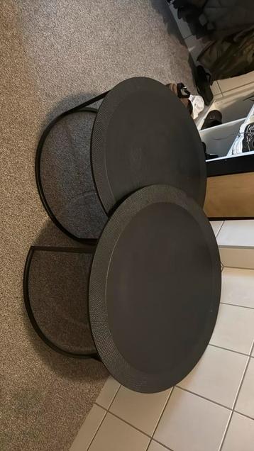 Salento Bijzettafel Set Zwart Antiek beschikbaar voor biedingen