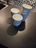 4 melk/koffiebekers pip floral love birds, Huis en Inrichting, Keuken | Servies, Overige typen, Ophalen of Verzenden, Zo goed als nieuw