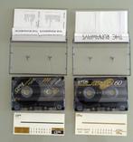 2 TDK CDing-II Chrome High Position cassettebandjes C60 C100, Verzenden, Gebruikt, Overige genres, 2 t/m 25 bandjes