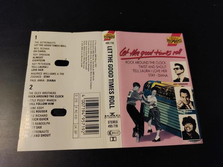 LET THE GOOD TIMES ROLL (CASSETTEBANDJE), Cd's en Dvd's, Cassettebandjes, Zo goed als nieuw, Origineel, Verzamelalbums, 1 bandje