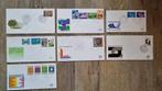 Eerste dag uitgave (FDC) Nederland 1973 - 7 stuks, Ophalen of Verzenden, Onbeschreven, Nederland