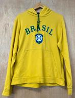 Nike Brasil Brazilië hoodie trui geel - Maat M, Kleding | Heren, Truien en Vesten, Maat 48/50 (M), Geel, NIKE, Ophalen of Verzenden