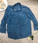 Blauwe blouse van Hema, Blauw, Maat 42/44 (L), Ophalen of Verzenden, Zo goed als nieuw