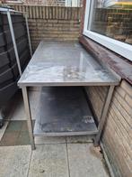 Roestvrij stalen werkbank, Doe-het-zelf en Verbouw, Werkbanken, Ophalen, Gebruikt