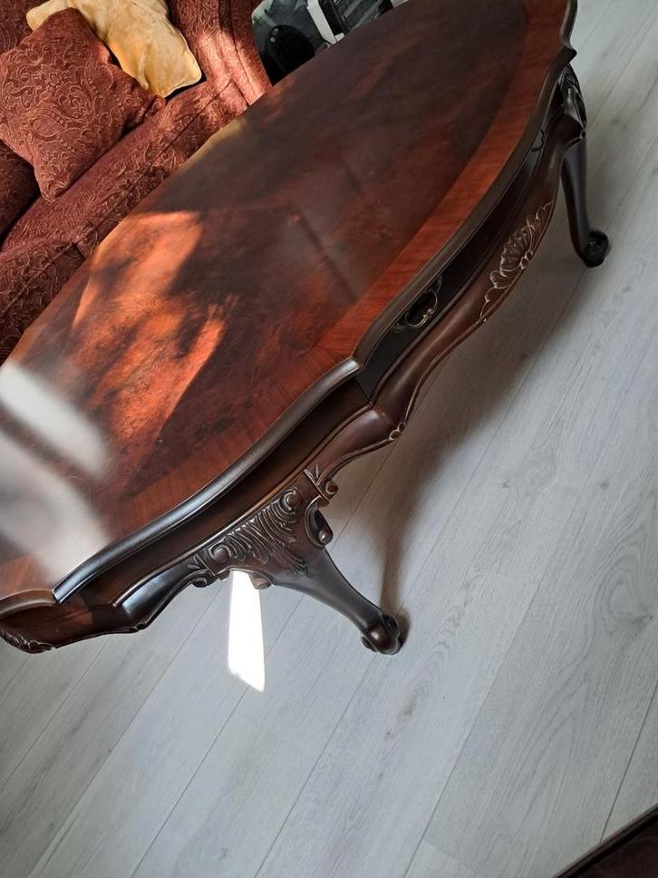 Klassieke salontafel, Huis en Inrichting, Tafels | Salontafels, Zo goed als nieuw, Minder dan 50 cm, 50 tot 100 cm, 100 tot 150 cm