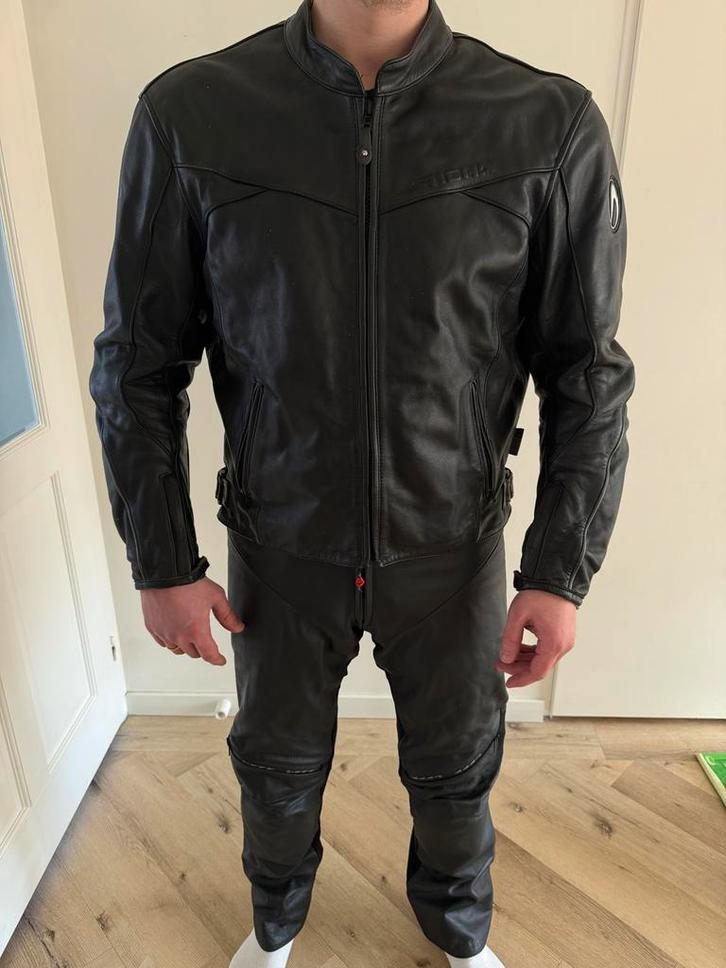 Richa Macna Leren Motorpak - Jas 48, Broek 52 - Zomerklaar!, Motoren, Kleding | Motorkleding, Combipak, Heren, Tweedehands, Ophalen