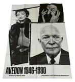 Richard Avedon Exhibition Double-Sided Poster (rare!), Ophalen of Verzenden, Richard avedon, Gelezen, Fotografen