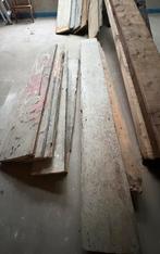 Oude antiek houten vloer, Doe-het-zelf en Verbouw, Hout en Planken, Minder dan 25 mm, Eiken, Ophalen of Verzenden, Plank