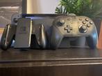 Nintendo switch + Pro controller, Ophalen of Verzenden, Zo goed als nieuw, Switch, Overige controllers