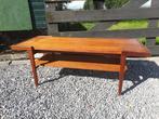 Salontafel formika omkeerbaar blad rosewood 1960 1970, Ophalen, 50 tot 100 cm, Zo goed als nieuw, Minder dan 50 cm