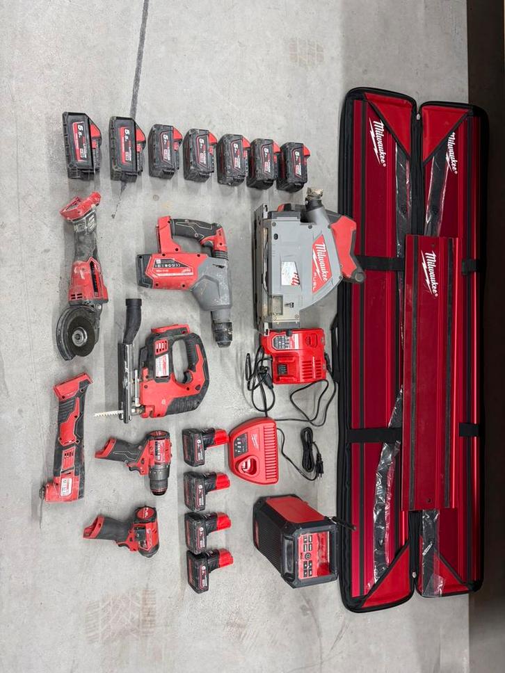 Milwaukee gereedschap, Doe-het-zelf en Verbouw, Gereedschap | Handgereedschap, Zo goed als nieuw, Ophalen